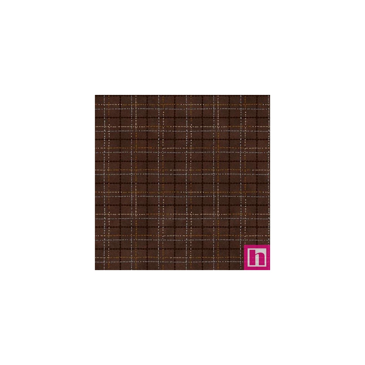 P140-F3337-38 PATCH. AMERICANO WHERE THE WIND BLOWS FLANNEL (18) 110 CM. ALG 100% CHOCOLATE VENTA EN PZAS. DE 7 M APRO