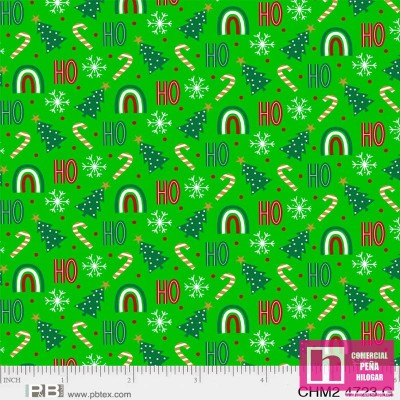 P121-CHM24723G PATCH. AMERICANO CHRISTMAS MINIATURES II (22) 110 CM. ALG 100% CESPED/MULTI VENTA EN PZAS. DE 7 M APRO