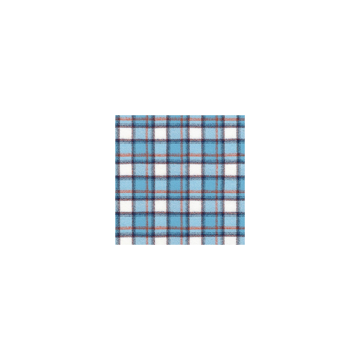 P135-SRKF-19841-76 PATCH. AMERICANO MAMMOTH JUNIOR FLANNEL C (02) 110 CM. ALG 100% AZUL VENTA EN PZAS. DE 7 M APRO