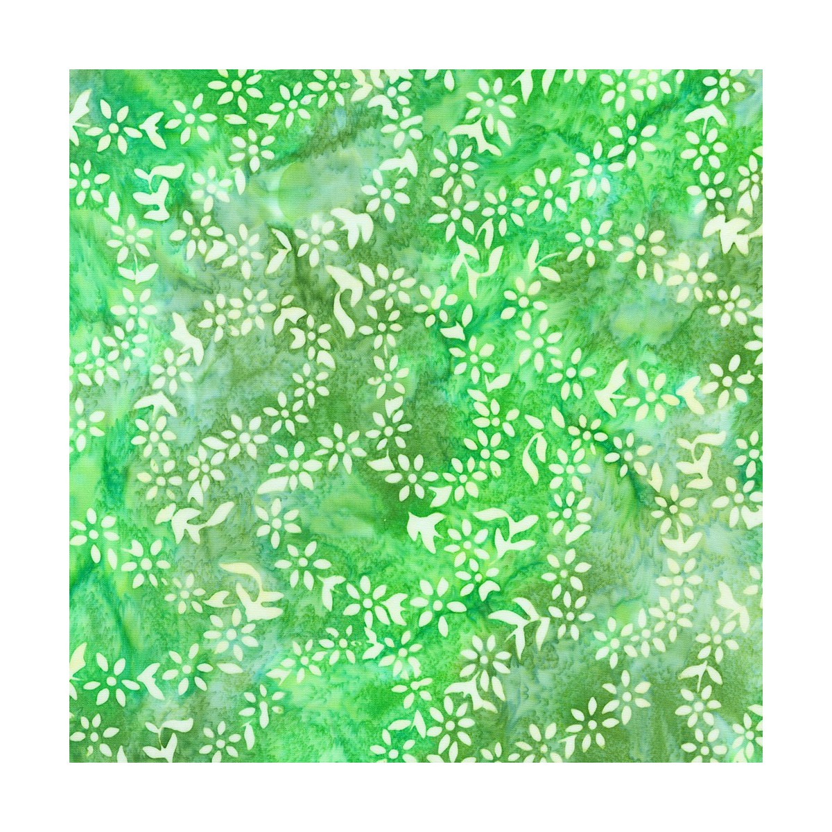 P135-AMD-22840-424 PATCH. AMERICANO PAISLEY BOUQUET BATIKS (03) 110 CM. ALG 100% VERDE VENTA EN PZAS. DE 7 M APRO