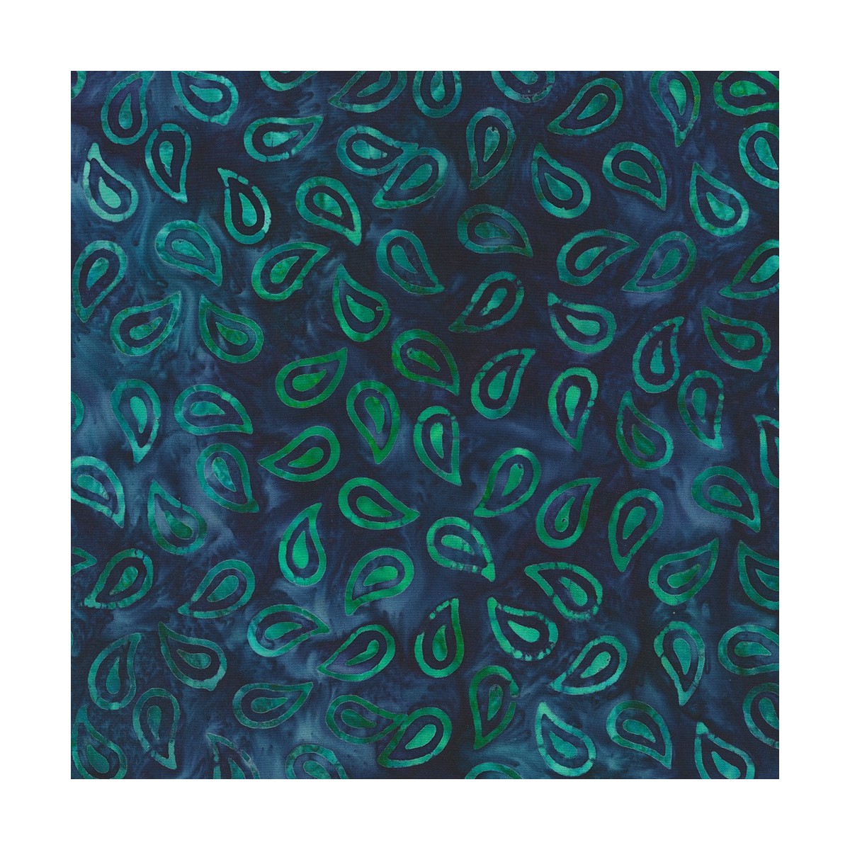 P135-AMD-22839-69 PATCH. AMERICANO PAISLEY BOUQUET BATIKS (09) 110 CM. ALG 100% VERDE VENTA EN PZAS. DE 7 M APRO