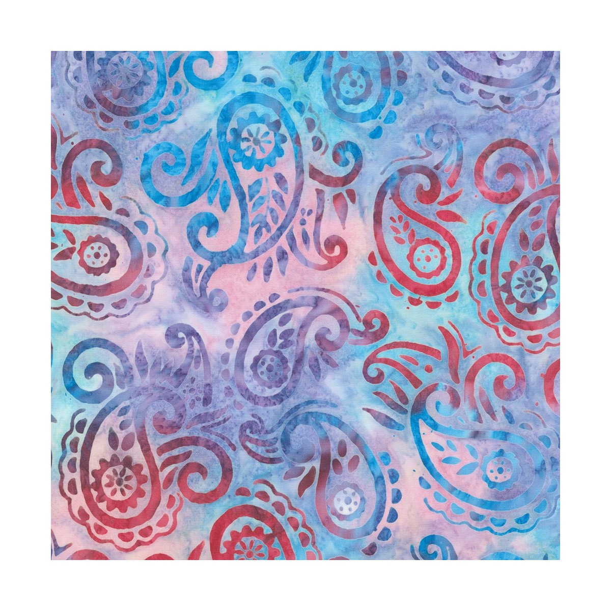 P135-AMD-22836-470 PATCH. AMERICANO PAISLEY BOUQUET BATIKS (18) 110 CM. ALG 100% ROSA VENTA EN PZAS. DE 7 M APRO