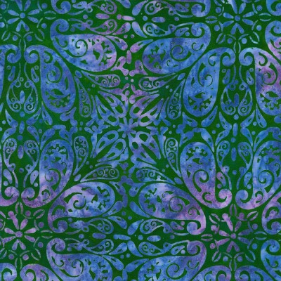 P135-AMD-22837-201 PATCH. AMERICANO PAISLEY BOUQUET BATIKS (06) 110 CM. ALG 100% LILA VENTA EN PZAS. DE 7 M APRO