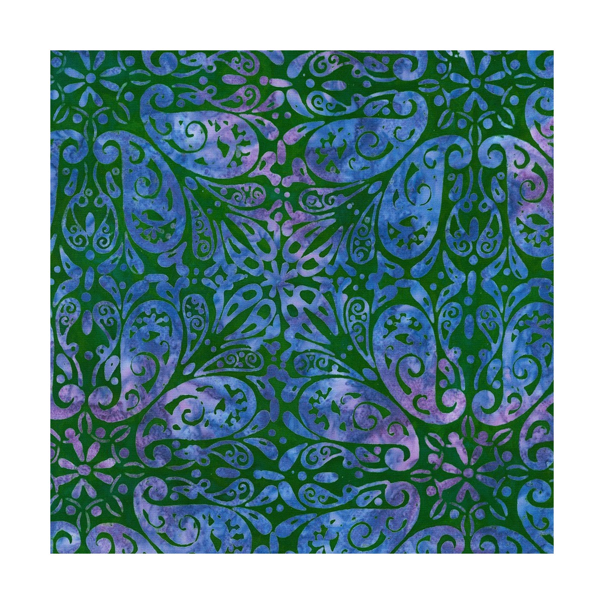 P135-AMD-22837-201 PATCH. AMERICANO PAISLEY BOUQUET BATIKS (06) 110 CM. ALG 100% LILA VENTA EN PZAS. DE 7 M APRO