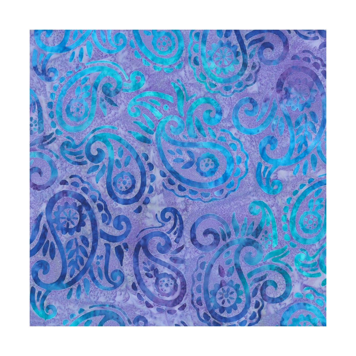 P135-AMD-22836-249 PATCH. AMERICANO PAISLEY BOUQUET BATIKS (13) 110 CM. ALG 100% LILA VENTA EN PZAS. DE 7 M APRO