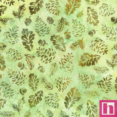 P135-AMD-22527-34 PATCH. AMERICANO AUTUM SKIES BATIKS (03) 110 CM. ALG 100% VERDE VENTA EN PZAS. DE 7 M APRO