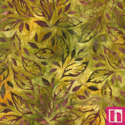 P135-AMD-22528-196 PATCH. AMERICANO AUTUM SKIES BATIKS (07) 110 CM. ALG 100% OCRE VENTA EN PZAS. DE 7 M APRO