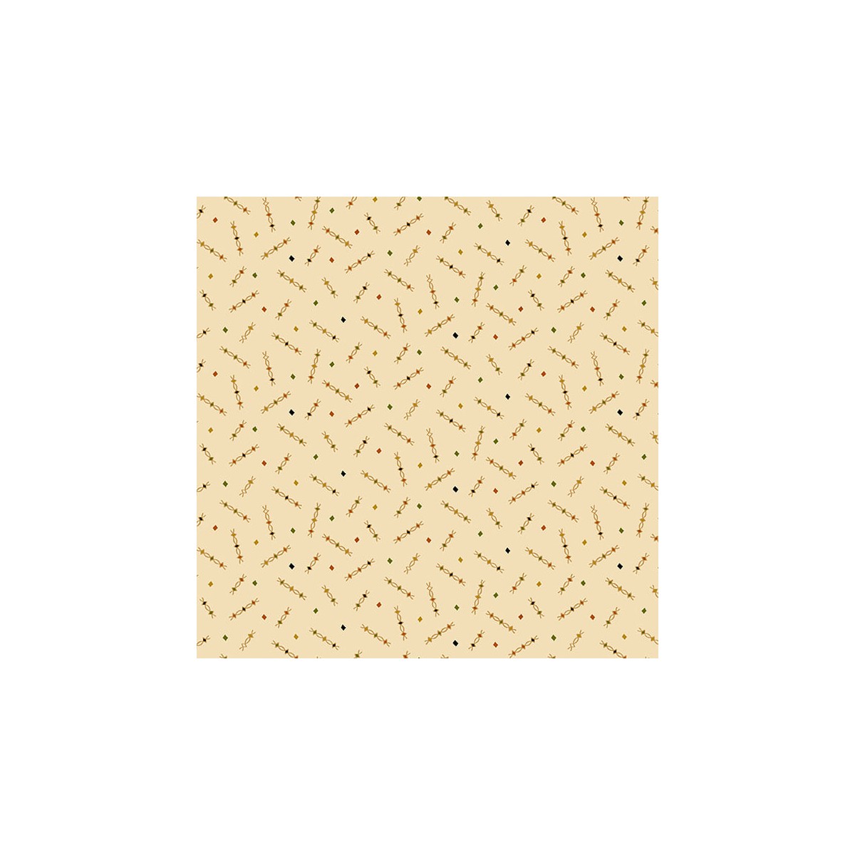 P140-1530-40 PATCH. AMERICANO SCRAP BASKET FAVORITES (22) 110 CM. ALG 100% CREMA VENTA EN PZAS. DE 7 M APRO