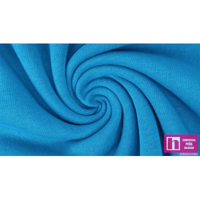 P69-9363-4 SUDADERA LISA ALIANZ (07) 1.50 M. 250 GR/M2 ALG 80%-POL 20% TURQUESA VENTA EN PZAS. DE 6 M APRO