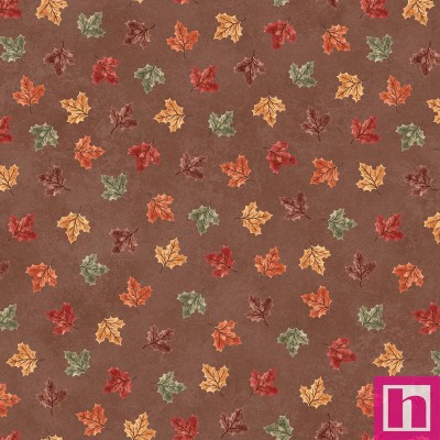 P17-MAS10735-A PATCH. AMERICANO HELLO AUTUMN (19) 110 CM. ALG 100% MARRON VENTA EN PZAS. DE 7 M. APROX.