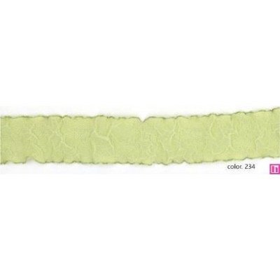 9639-234 GALON FANTASIA ELASTICO 25 MM BASIA POL 90%-VISCOSA 10%  VERDE VENTA EN PZAS. DE 11.50 M APRO