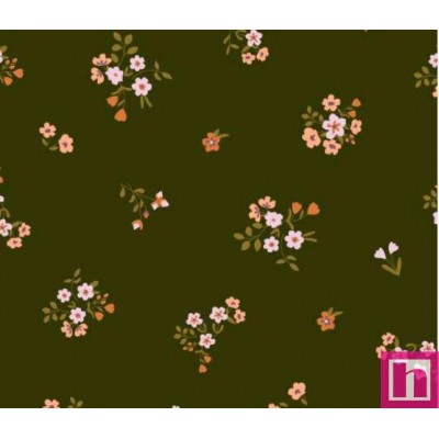 66850 TEJIDO ESTAMPADO LYDIA (02) 1.50 M. 115 GR/M2. ALGODON 100% MUSGO Venta en piezas de 10.00 M