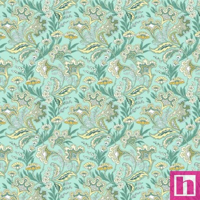 67019 PATCH. AMERICANO BLOSSOM BLISS (15) 110 CM. ALGODON 100% MENTA Venta en piezas de 7.00 M