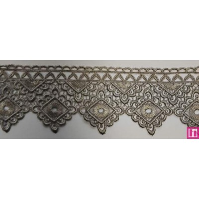 67083 PUNTILLA GUIPUR CHRISTIAN 70 MM. POLIESTER 100% TAUPE Venta en piezas de 19.30 M