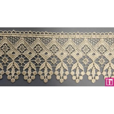 67091 PUNTILLA GUIPUR NOAHT 80 MM. POLIESTER 100% BEIG Venta en piezas de 24.30 M