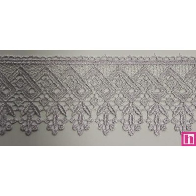 67092 PUNTILLA GUIPUR NOAHT 80 MM. POLIESTER 100% BLANCO Venta en piezas de 24.30 M