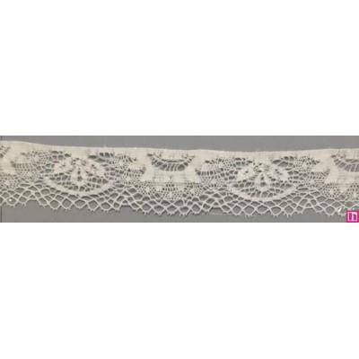 67288 PUNTILLA BOLILLO PIETRO 25 MM. ALGODON 100% NATURAL Venta en piezas de 30.00 M