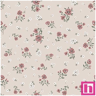 67479 VIYELA ESTAMPADA BEVERLY (02) 1.50 M. 145 GR/M2 - ALGODON 100% MAQUILLAJE Venta en piezas de 5.00 M