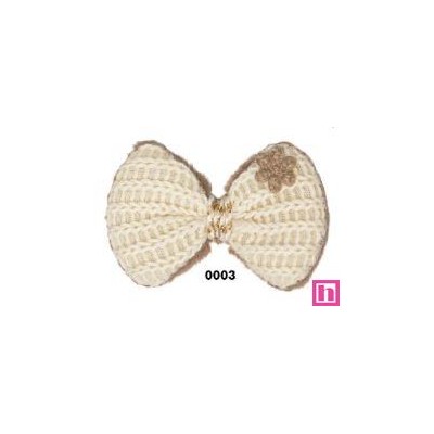 762242-03 APLICACION INFANTIL DIARA-LAZO 75X45 MM. POLIESTER/ALGODON 100% MARFIL Venta en piezas de 10.00 U