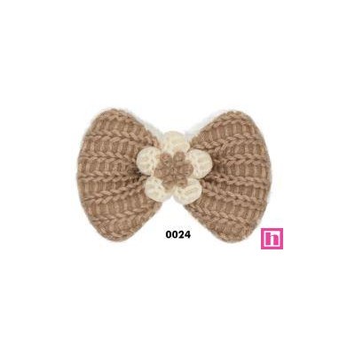 762244-24 APLICACION INFANTIL DIARA-LAZO 75X45 MM. POLIESTER/ALGODON 100% CAMEL Venta en piezas de 10.00 U