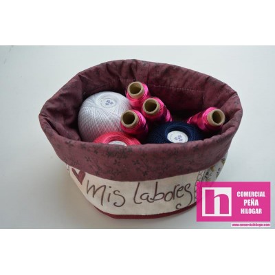 983105 ALTILLO DE LOS DUENDES NECESER LABORES RED.21X12 ALGODON 100% UNICO Venta en piezas de 1.00 U