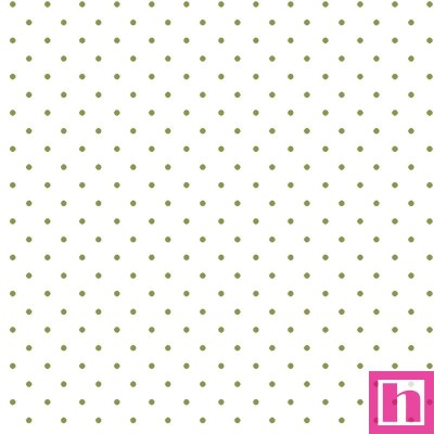 P0017-MAS609-WG PATCH. AMERICANO BEAUTIFUL BASICS (099) CLASSIC DOT-110 CM. ALGODON 100% NATURAL/VERDE Venta en piezas de 4.55 M