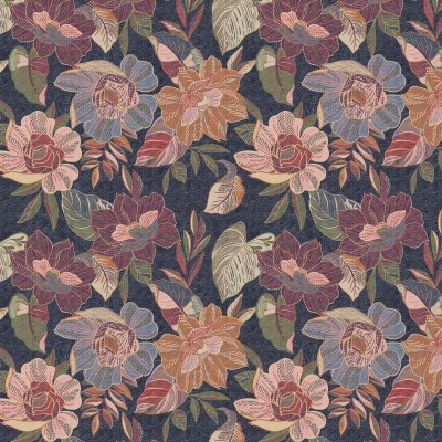 P121-AGOS5948N PATCH. AMERICANO A GARDEN OF STITCHES (01) 110 CM. ALGODON 100% MARINO/MULTI Venta en piezas de 13.72 M