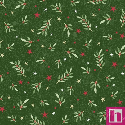 P121-BELI5818-G PATCH. AMERICANO BELIEVE (15) 110 CM. ALGODON 100% VERDE Venta en piezas de 7.00 M