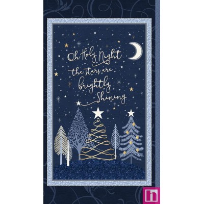 P121-CHSH 5069PA PATCH. AMERICANO CHRISTMAS SHIMMER (01) PANEL 110 CM. ALGODON 100% MARINO Venta en piezas de 7.00 M