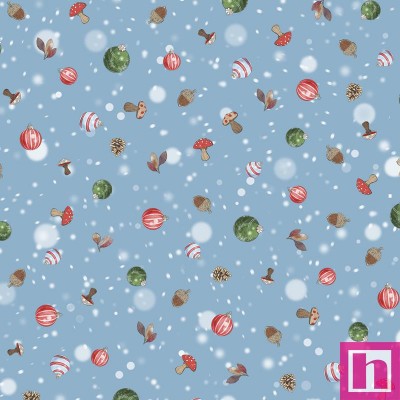 P121-FFAB5800-B PATCH. AMERICANO FROST AND FABLE (06) 110 CM. ALGODON 100% AZUL Venta en piezas de 7.00 M