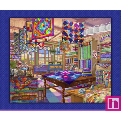 P121-LOQU5994PA PATCH. AMERICANO LOVE OF QUILTING (06) PANEL 90X110 CM. ALGODON 100% MULTI Venta en piezas de 13.72 M