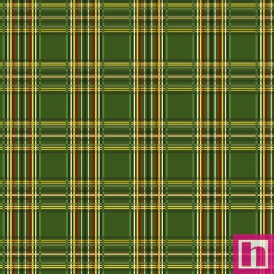 P121-OCHR 5066G PATCH. AMERICANO ORNAMENTAL CHRISTMAS (15) 110 CM. ALGODON 100% VERDE Venta en piezas de 7.00 M