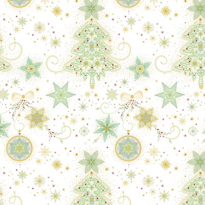 P121-TTRE6304W PATCH. AMERICANO TURNOWSKY TREASURES (06) 110 CM. ALGODON 100% BLANCO/ORO Venta en piezas de 7.00 M