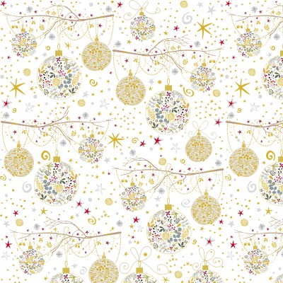 P121-TTRE6306W PATCH. AMERICANO TURNOWSKY TREASURES (12) 110 CM. ALGODON 100% BLANCO/ORO Venta en piezas de 7.00 M