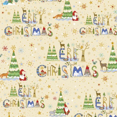 P121-TTRE6313E PATCH. AMERICANO TURNOWSKY TREASURES (15) 110 CM. ALGODON 100% CREMA Venta en piezas de 7.00 M