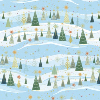 P121-TTRE6315LB PATCH. AMERICANO TURNOWSKY TREASURES (32) 110 CM. ALGODON 100% CELESTE Venta en piezas de 7.00 M