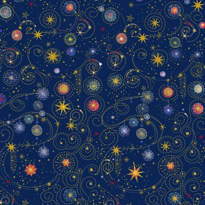 P121-TTRE6317DB PATCH. AMERICANO TURNOWSKY TREASURES (23) 110 CM. ALGODON 100% AZUL Venta en piezas de 7.00 M