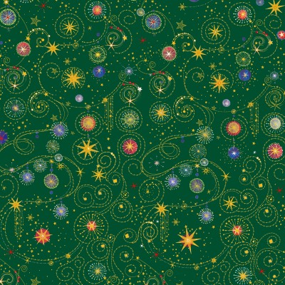 P121-TTRE6317G PATCH. AMERICANO TURNOWSKY TREASURES (19) 110 CM. ALGODON 100% VERDE Venta en piezas de 7.00 M