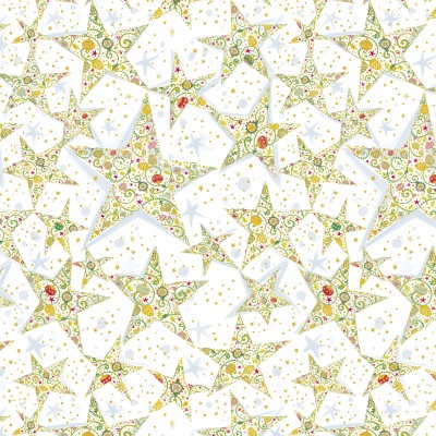 P121-TTRE6318W PATCH. AMERICANO TURNOWSKY TREASURES (08) 110 CM. ALGODON 100% BLANCO/ORO Venta en piezas de 7.00 M