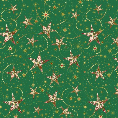 P121-TTRE6319G PATCH. AMERICANO TURNOWSKY TREASURES (09) 110 CM. ALGODON 100% VERDE Venta en piezas de 7.00 M