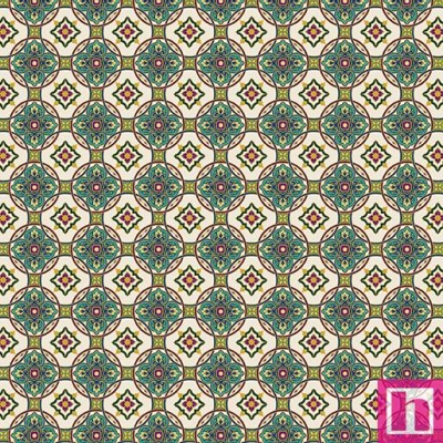 P133-16115M-07 PATCH.AMERICANO SHANGRI-LA (18) 110 CM. ALGODON 100% MARFIL/METALLIC Venta en piezas de 6.80 M