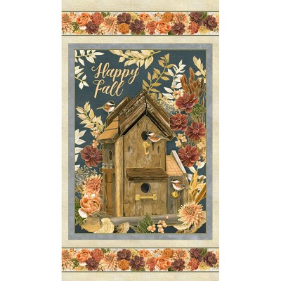 P135-AWHDM-23912-196 PATCH. AMERICANO HELLO FALL (27) PANEL 60X110 CM. ALGODON 100% MULTI Venta en piezas de 7.00 M