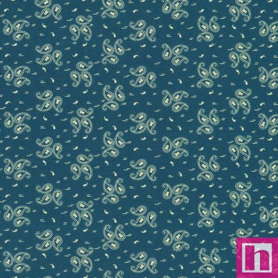 P135-AZUD-23415-403 PATCH. AMERICANO LOVE  MOM (10) 110 CM. ALGODON 100% AZUL Venta en piezas de 7.00 M