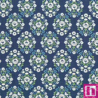 P135-SB-850506D1-4 PATCH. AMERICANO MA CHERIE (02) 110 CM. ALGODON 100% AZUL Venta en piezas de 7.00 M