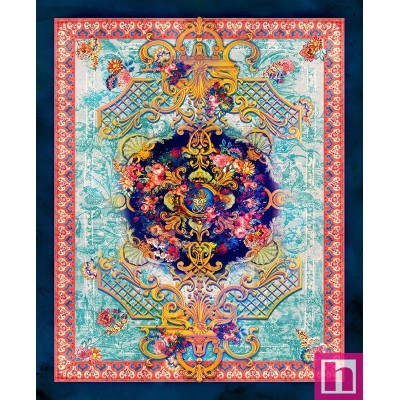 P135-SRKD-23485-205 PATCH. AMERICANO BAROQUE BLOOM (24) PANEL 90X110 CM. ALGODON 100% MULTI Venta en piezas de 7.00 M