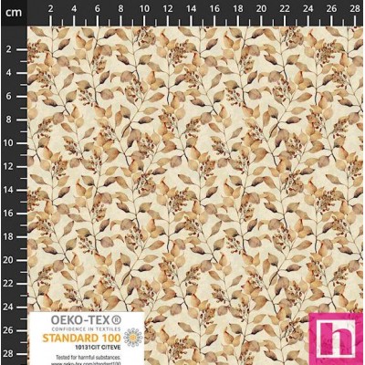 P137-4504-096 PATCH.AMERICANO WISTFUL BLOOMS (11) 110 CM. ALGODON 100% MARFIL Venta en piezas de 6.00 M