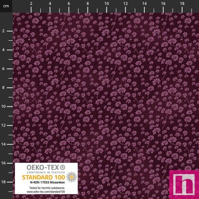 P137-4514-355 PATCH.AMERICANO TINY DELIGHT (46) 110 CM. ALGODON 100% MORADO Venta en piezas de 6.00 M
