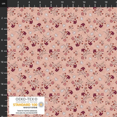 P137-4514-524 PATCH.AMERICANO THE SWEETEST EMBRACE (04) 110 CM. ALGODON 100% ROSA Venta en piezas de 6.00 M