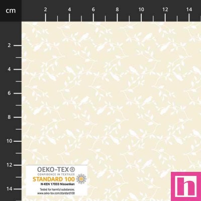 P137-4517-021 PATCH.AMERICANO NEUTRAL NOTES (22) 110 CM. ALGODON 100% BEIG Venta en piezas de 6.00 M