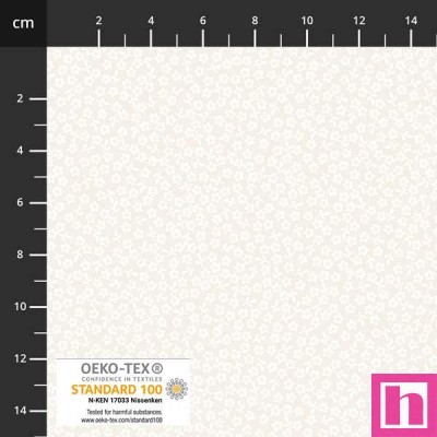 P137-4517-028 PATCH.AMERICANO NEUTRAL NOTES (33) 110 CM. ALGODON 100% NATURAL Venta en piezas de 6.00 M